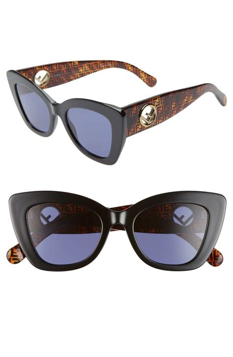 fendi oversized sunglasses|Fendi round 52mm sunglasses.